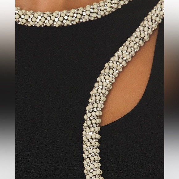 Jonathan Simkhai KATHERINE DIAMANTE CUTOUT MINI DRESS size 4 - Picture 4 of 8